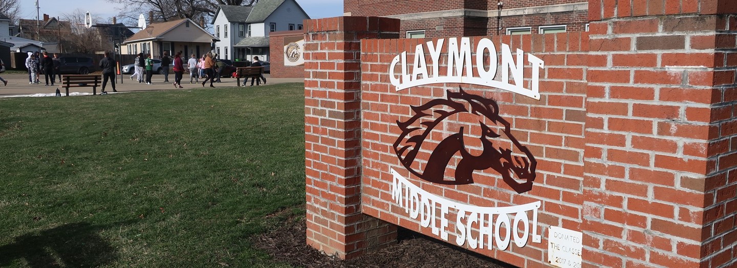 Claymont Middle School SIgn