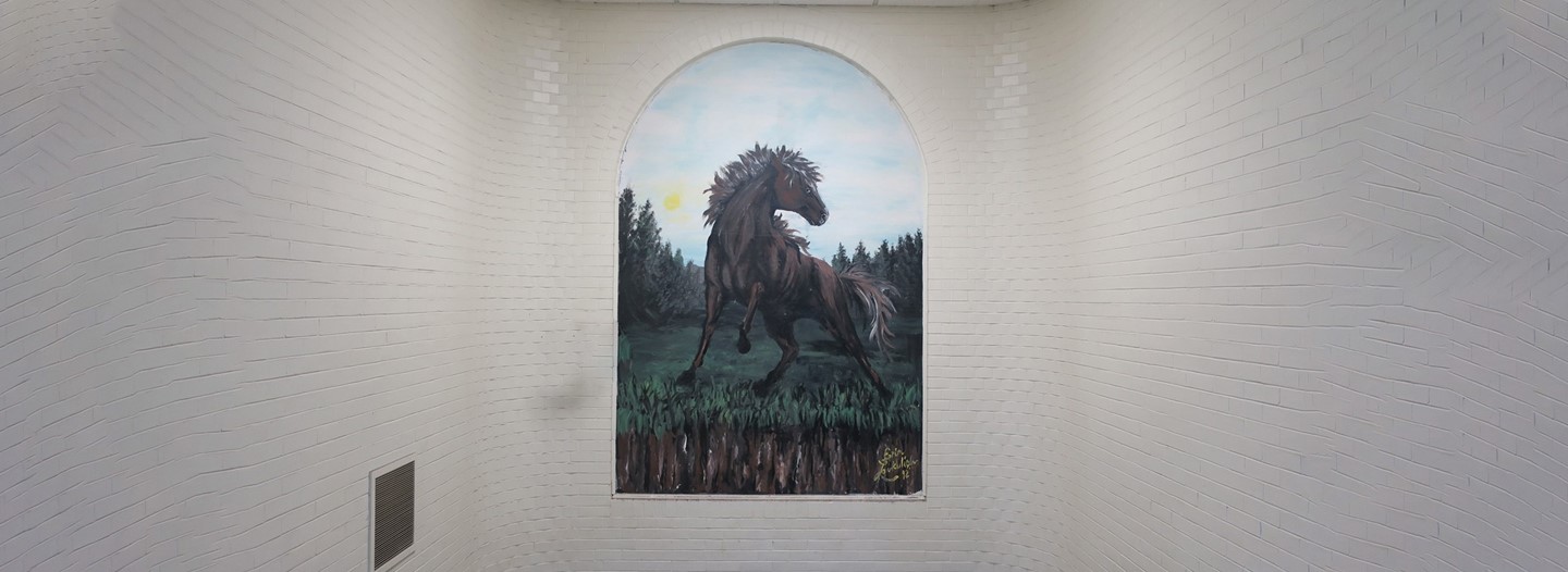 Hand Painted Claymont Horse