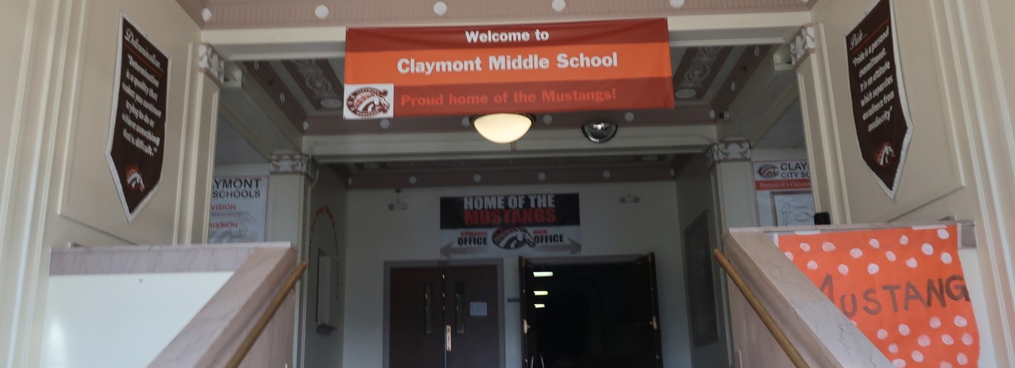 Claymont Middle School Entryway